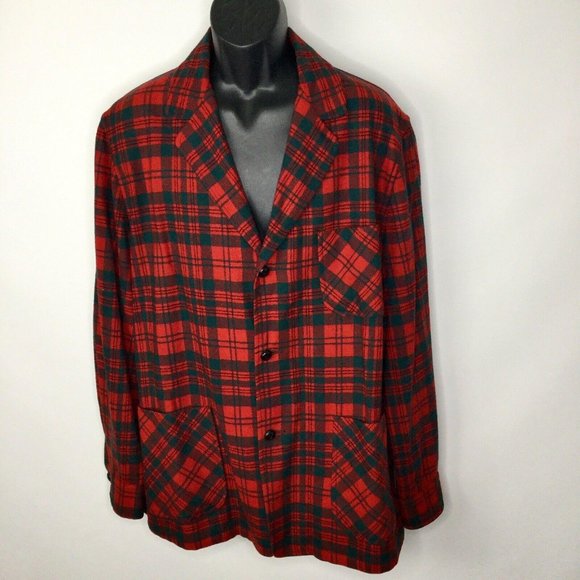 Pendleton Other - Vintage Pendleton Smoking Lounge Jacket Shirt L